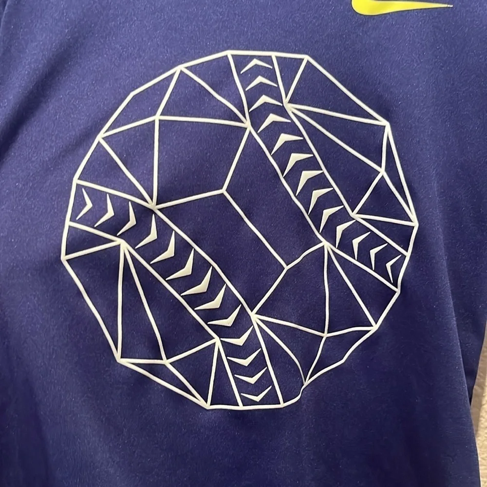 Nike Preschool Boys' Nike Geometric Baseball T-Shirt Blue Size 3T